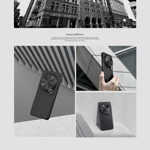 NILLKIN manyetik Aramid Fiber kılıf için Xiaomi 15 Ultra 5G 6.73 "kamera Lens ile Kickstand anti-damla her şey dahil kılıf - Product Image 3