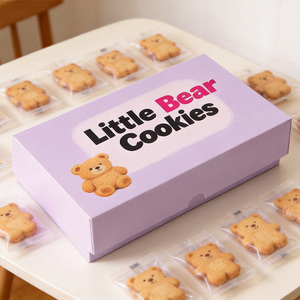 Custom Paper Kraft <strong>Christmas</strong> Cookie Packaging Box Bakery <strong>Christmas</strong> <strong>Treat</strong> Candy Cookie <strong>Boxes</strong> for Gift Giving Food Packaging <strong>Boxes</strong> - Product Image 1