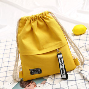 drawstring canvas bolsas bulk