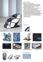 Fauteuil de massage électrique domestique compact, canapé deux places avec chauffage du dossier et airbag de pétrissage pour salon