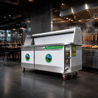 Support de barbecue à aspiration plate écologique avec une efficacité de suppression de la fumée de 99 %