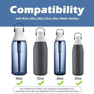 Embout buccal en silicone pour bouteille filtrante <span class=keywords><strong>Brita</strong></span> Bieland, accessoires écologiques, <span class=keywords><strong>couleur</strong></span> personnalisée - Product Image 3