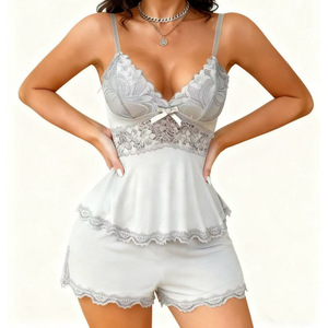 Ensemble de lingerie sexy pour femmes, comprenant des bas et une jarretière à rayures, grande taille, tenue bondage - Product Image 4