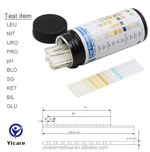 <span class=keywords><strong>Tiras</strong></span> Reactivas de Orina Manuales con Certificación CE, con Anti-VC, Resultados Rápidos y Precisos para 10 Parámetros, Análisis de Orina Multiparamétrico - Product Image 4