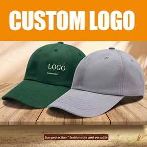 Wholesale Outdoor Sports Pure Cotton Soft Top Baseball Cap Custom Embroidery Logo Sunscreen 6-Panel <b>Dad</b> <b>Hat</b> for Unisex - Product Image 2