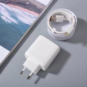 Chargeur rapide UE 65W en gros pour Supervooc Realme Q2 7X7 X50 Q5 GT2 GT <span class=keywords><strong>Neo2T</strong></span> Narzo 20 Pro Ultra Explorer Master 5G USB Type-C - Product Image 5