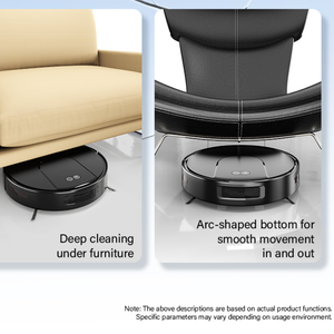 Aspiradora Robótica Inteligente GEERLEPOL V2G-SJ, Limpieza y Fregado, Navegación Giroscópica, Filtro HEPA, Autovaciado en Húmedo y Seco - Product Image 4