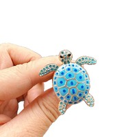 Mignon Tortue De Voiture Vent Clip Désodorisant En Alliage Rétro Design Diffuseurs D'arôme Rechargeable De Voiture désodorisant