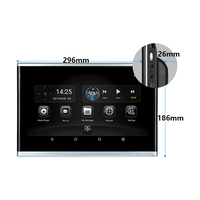 Vente du fabricant Écran de divertissement pour siège arrière Android HD tactile Wifi Vidéo Lecteur TV arrière Moniteur d'appui-tête de voiture pour VR MVP SUV