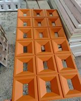 100% nouveaux matériaux populaires en mousse PU légère 18 grille écran Construction brique polyuréthane brique creuse intérieure et extérieure