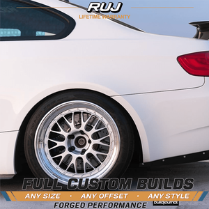 Jantes forgées 3 pièces E88, finition argent brossé, centre poli miroir, jantes en alliage racing 17 18 19 20 pouces pour <span class=keywords><strong>BBS</strong></span> BMW M2 M3 M4 - Product Image 2