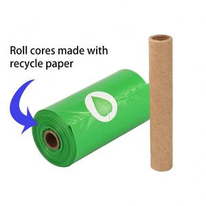 Bolsas para excremento de perro OEM D2W EPI HDPE, perfumadas, ecológicas, compostables, biodegradables, con dispensador. - Product Image 6