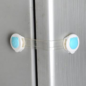 <b>Cute</b> <b>Bear</b> Baby Safety Cabinet Door Lock Plastic Child Proof Lock For Drawer And Cabinet Doors With Smiley Face Design - Product Image 2