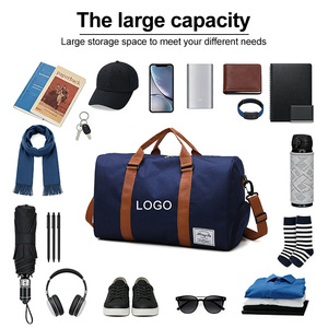 Sac de voyage design à prix abordable, logo personnalisé, imperméable, style vintage, sac de sport, nombreux styles en stock, sac de yoga haut de gamme grande capacité - Product Image 2