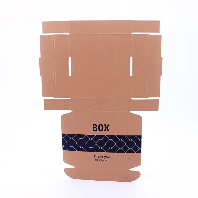 Scatola ondulata stampata a colori per vestiti scatola di imballaggio per biancheria intima scatola di carta per abbigliamento donna con Logo