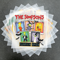 Transferts DTF personnalisés pour Halloween : Citrouille et Fantôme, anti-décoloration, imperméables, encre écologique, résistants à l'usure, haute résistance à la traction pour vêtements
