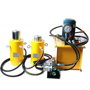 <span class=keywords><strong>Cric</strong></span> hydraulique ultra-mince à <span class=keywords><strong>double</strong></span> effet de 150 tonnes avec piston creux - Product Image 4