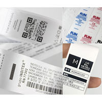 Écran LCD haute définition série 600 DPI, imprimante d'étiquettes de qualité industrielle fonctionnant 24h/24, adaptée aux étiquettes d'entretien des vêtements.