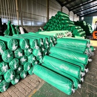 Op maat gemaakte 30% 50% 70% 80% schaduwnet van groene HDPE gebreide stof voor bescherming van groenten tegen de zon, hoge kwaliteit, duurzaam