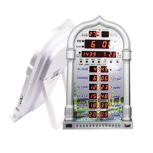 Reloj de pared Digital Azan, hora de oración musulmana, mesita de oración, HA-4008