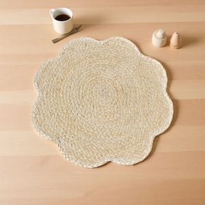 New straw woven <b>placemat</b>, corn husk woven heat-insulating mat, <b>table</b> mat, anti-scalding cup mat, Western-style <b>placemat</b>, pot - Product Image 2