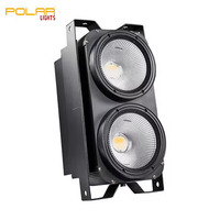 Projecteur LED COB Polarlights à 2 yeux, éclairage de studio LED, éclairage de scène LED pour stations de télévision, studios, théâtres