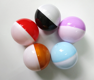 Bola de lotería hueca de plástico de 5cm al por mayor, bolas de cápsula de premio abierto para juguetes de dibujo de lotería - Product Image 6