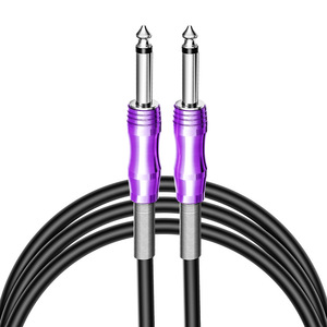 <span class=keywords><strong>Cable</strong></span> de Instrumento TRS de 1/4 de Pulgada, <span class=keywords><strong>Cable</strong></span> de <span class=keywords><strong>Guitarra</strong></span> y Bajo de 6.35mm, Conector Macho de 6.3mm, Línea de Audio Estéreo Balanceada <span class=keywords><strong>para</strong></span> <span class=keywords><strong>Guitarra</strong></span> Eléctrica - Product Image 1