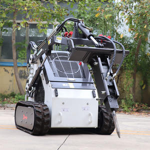 Hydraulic Mini <b>Skid</b> <b>Steer</b> Loader Front Loader Mulcher High Load Moment Motor Gasoline Power Pump Crawler Drive Gear Hot <b>Sale</b> - Product Image 6