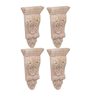 Soportes de Madera Rústicos Modernos de Mediados de Siglo Europeo, Decoración para Edificios de Hoteles y Villas, Duraderos, Ecológicos, Fáciles de Instalar y Lisos - Product Image 4