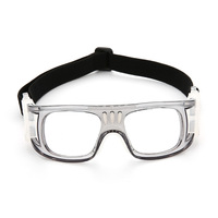 Lunettes de sport de basketball résistantes aux chocs en PC, compatibles avec la myopie, sangle réglable pour le football