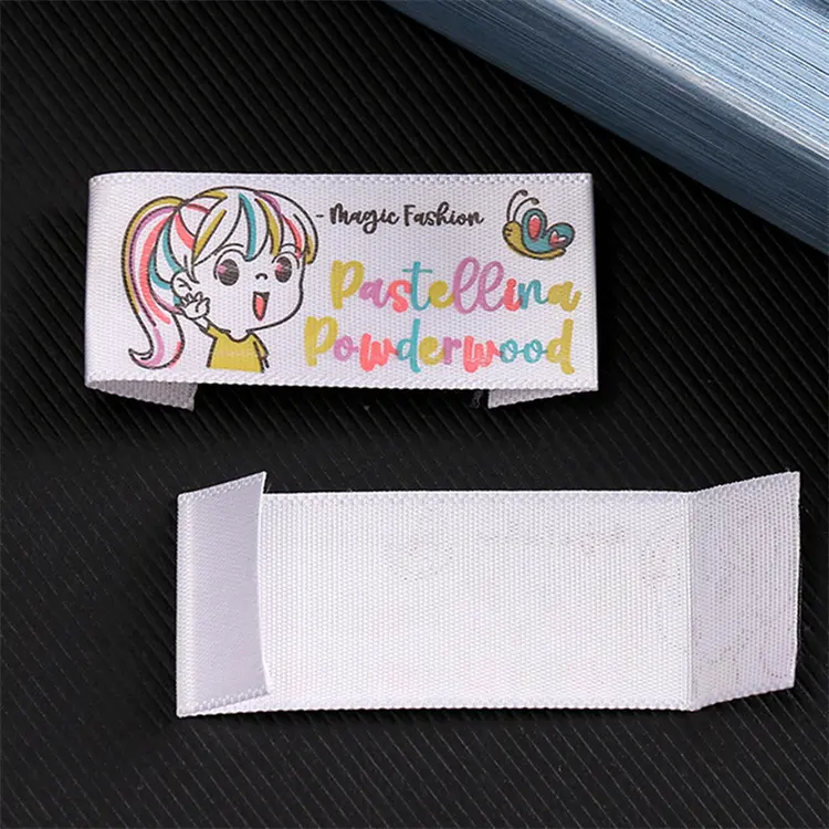 Best Quality Soft Woven Labels Custom Made With Your Logo Cheap Clothing Labels Custom Woven Customized Labels