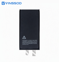 Batterie de remplacement pour iPhone 13 Mini 2406mAh, batterie Li-ion rechargeable, adaptateur de réparation de téléphone, vente en gros