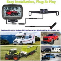 Moniteur 4.3 pouces pour voiture écran Lcd caméra de recul de voiture caméra d'aide à l'inversion de voiture système de caméra de camion de vue arrière