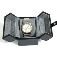 Caja de Almacenamiento para Relojes de Diseño Creativo, Hecha a Mano, de Cartón con Textura de Franela, de Alta Gama y Personalizada, con Diseño de Caja Dividida