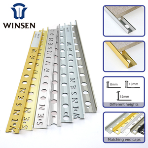 Profilé <span class=keywords><strong>de</strong></span> finition en aluminium en forme <span class=keywords><strong>de</strong></span> L pour <span class=keywords><strong>carrelage</strong></span>, moderne, argenté, pour coins extérieurs, en céramique, étanche et durable, prix <span class=keywords><strong>de</strong></span> gros - Product Image 4