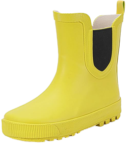 Botas Chelsea Personalizables y Resistentes para Niños, Botas de Lluvia de Goma Natural Impermeables, Zapatos de Lluvia Modernos para Niños Pequeños - Product Image 4