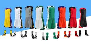 Camisetas de Baloncesto de Manga Corta Transpirables de Secado Rápido Estampadas en Material 100% Poliéster Nombre del Equipo Personalizado Unisex LT2018 - Product Image 2