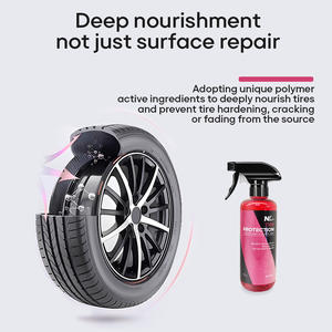 Producto de Alta Gama para el Cuidado del Automóvil, Revestimiento Líquido Potente para Ruedas y Neumáticos, Spray Abrillantador Efectivo para Neumáticos de Automóvil, 500 ml - Product Image 2