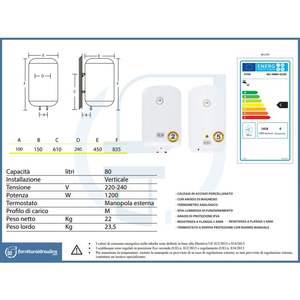 Aton 80lt Vertical Electric Water <b>Heater</b> Stainless Steel Storage for Household Car RV Outdoor Use US <b>Plug</b> 2 Years Old - Product Image 2