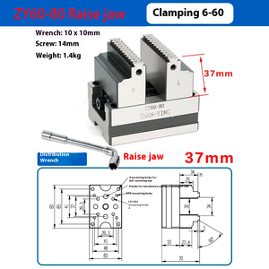 Étau de précision auto-centrant, mini-étau pouvant être installé avec une plaque de positionnement <span class=keywords><strong>EROWA</strong></span>/3R, étau auto-centrant interchangeable - Product Image 5