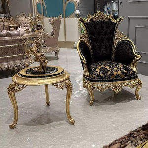 Resmi Klasik Türk Ahşap Villa Daire Otel Mobilyası Müşteri Arap Seti Kraliyet Oturma Odası Koltuğu Fabrika Fiyatı ile - Product Image 2