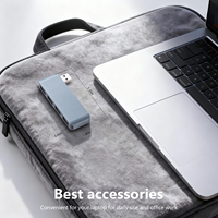 Hub USB 3.0 OTG 4 ports en gros, 5 Gbit/s haute vitesse, adaptateur d'extension USB-A 4-en-1 pour transfert de données pour ordinateur portable et PC