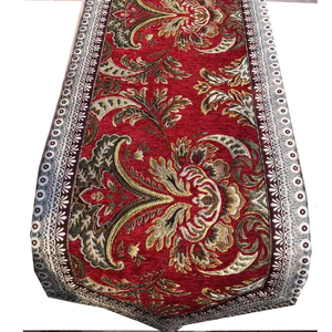 Cina all'ingrosso tessuto di pizzo Jacquard <span class=keywords><strong>Runner</strong></span> da <span class=keywords><strong>tavolo</strong></span> e tovaglia rotonda <span class=keywords><strong>per</strong></span> matrimoni <span class=keywords><strong>per</strong></span> decorazioni - Product Image 2