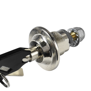 Serrure à clé tubulaire de qualité supérieure en alliage de zinc et laiton pour distributeur automatique, boîte à monnaie, guichet automatique, armoire, avec clés, support OEM - Product Image 1