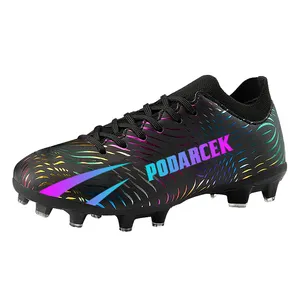 Zapatos de fútbol de Interior para hombre, calzado de fútbol al aire libre, tacos de césped personalizados, botas de fútbol, 2021