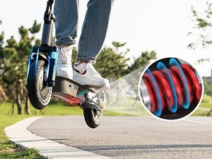 Patinete Eléctrico Plegable Todoterreno RCB China de Alta Velocidad con Motor de 400W y 36V, Modelo DEV10K PRO ABE con Carga Máxima de 120 kg - Product Image 5