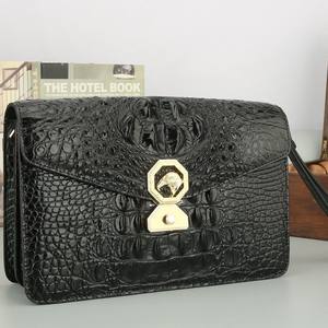 Bolso de mano para hombre de New <span class=keywords><strong>Thai</strong></span> Siamese Casual Crocodile Leather Clutch Fashion Trend Business Bag con cierre de cremallera - Product Image 4