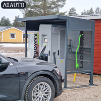 Chargeur EV commercial certifié TUV CE, CCS Chademo RFID IP55 60 kW 3 phases OCPP, station de charge EV DC