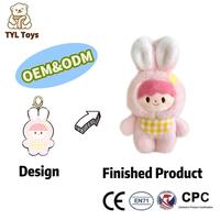 Conception personnalisée de jouet en peluche lapin, mascotte lapin en peluche sur mesure, fabricant OEM ODM de lapins en peluche doux pour cadeaux d'enfants
